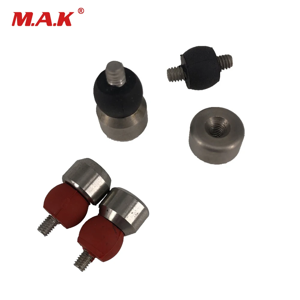 1 Pair Bow Sight Stabilizer Damper Ball Shock Absorb Sight Head Damping