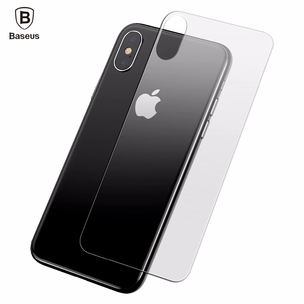 BASEUS Back Tempered Glass For iPhone Xs XR Xs Max 0.3mm Full Coverage Tempered Glass Back Cover BASEUS Back Tempered Glass For iPhone Xs XR Xs Max 0.3mm Full Coverage Tempered Glass Back Cover