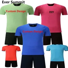 Футбольная майка Ever Summit S070109 футбольные тренировочные наборы пустая версия пользовательский дизайн настраиваемый логотип DIY Джерси de Futbol для взрослых