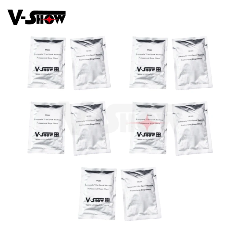 

10 Bags Ti Powder 200g/bag For Cold Spark Firework Machine Wedding Sparkular Machine MSDS Powder Certification
