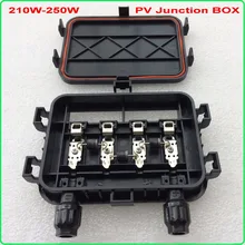 210W – 250W Solar Junction Box waterproof IP65 for solar cells panel connect PV junction box solar cable connection with diode