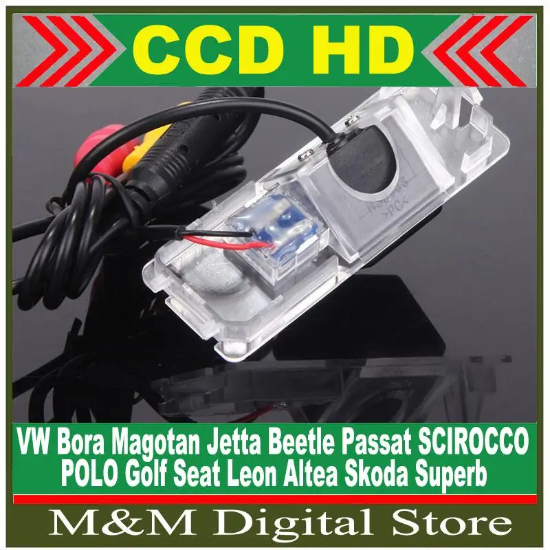 ПЗС Автомобильная камера заднего вида для VW Bora Magotan Jetta Beetle Passat SCIROCCO POLO Golf Seat Leon Altea