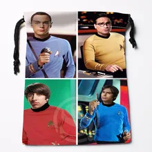Fl-Q114 большой взрыва теорией пользовательских печатных получить мешок степень сжатия сумки drawstring сумки размер 18X22 см 711-# Fl114