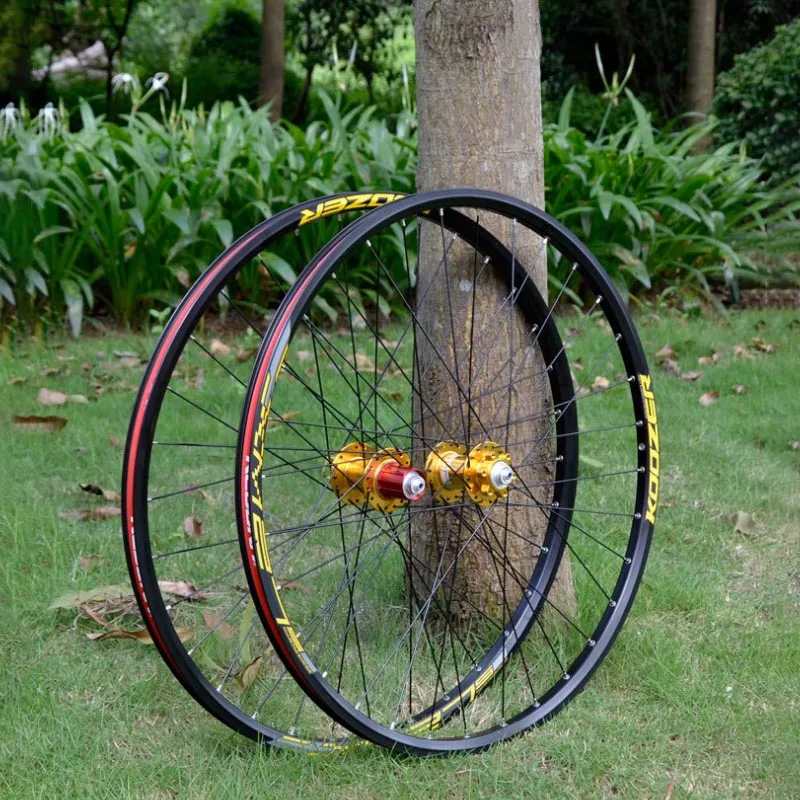 Best KOOZER Mountain Bike Wheels 27.5 XM27.5 650B Four Palin 72 Ring Flower Drum Disc Brake Six Nails Mtb Bike Wheel 32H 3