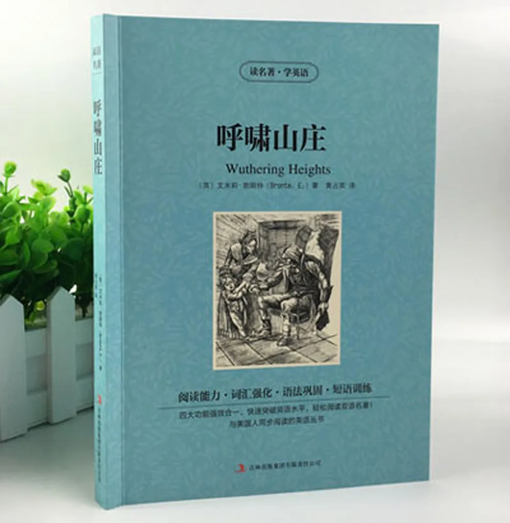 Wuthering высоты всемирно известная книга на китайском и английском языках/дети
