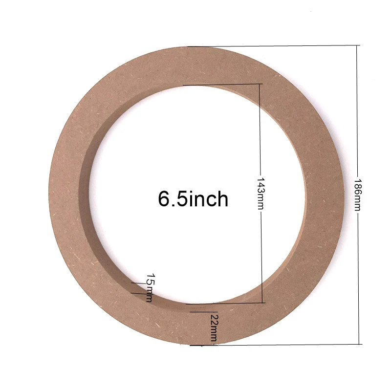 2 шт. 6,5 дюймов Автомобильный Динамик Монтажная площадка деревянная шайба прокладка Рог ударопрочный низкочастотный погружение IF clear 5 дюймов 4 дюйма - Название цвета: 6inch