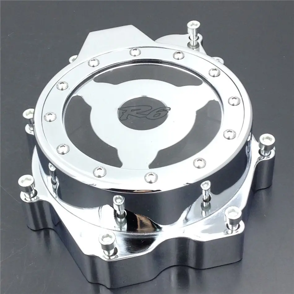 Motorcycle Aluminum Engine Stator Cover For Yamaha YZF R6 2003 2006
