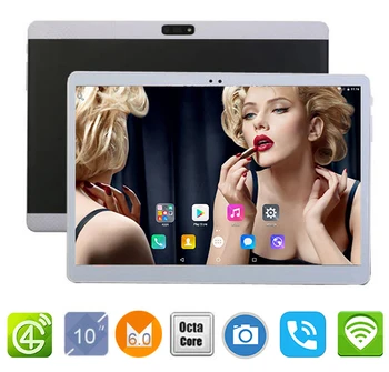 2017 Newest DHL Free 10 inch Tablet PC 4G LTE Octa Core 4GB RAM 64GB ROM Android 6.0 IPS GPS 8.0MP WCDMA 3G Tablet 10.1