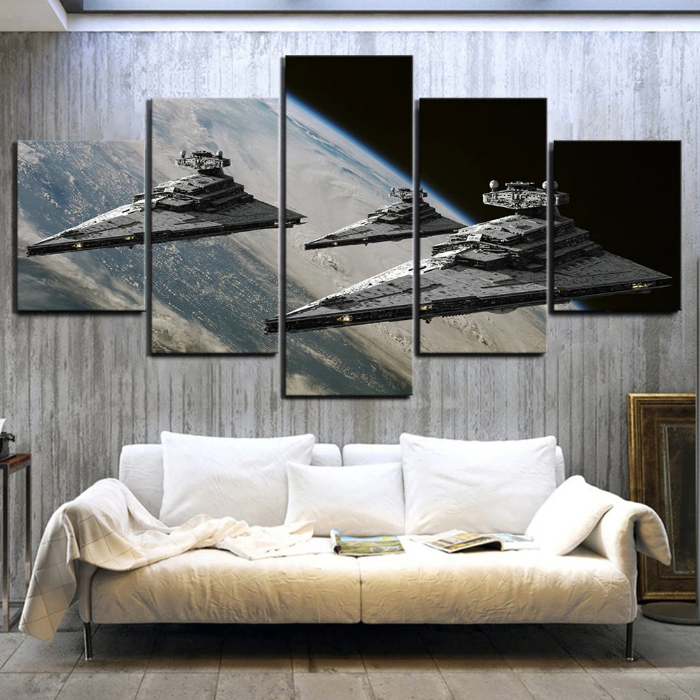 5-Piece-HD-Fantasy-Art-Spaceship-Picture-Star-Wars-Science-Fiction-Movie-Poster-Paintings-Canvas-Art (2)