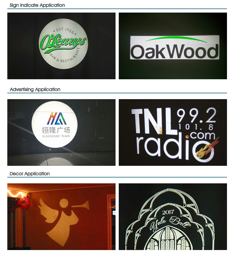 effect show of small size projectors