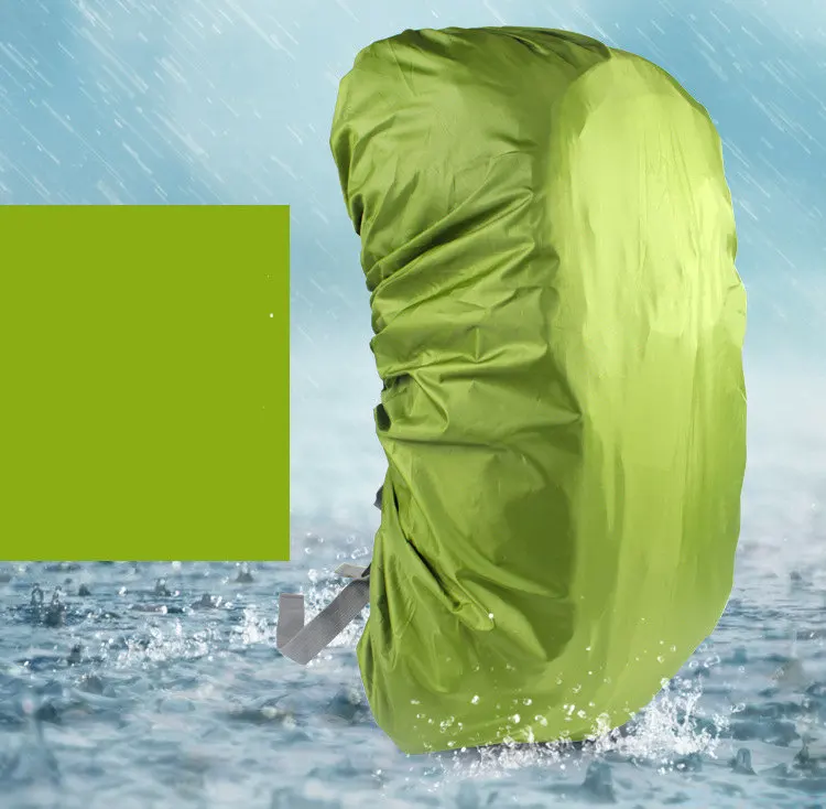

VILEAD 45L Pure Color Large Backpack Rainproof Cover Outdoor Camping Mountaineering Ride Waterproof and Dustproof Cover 35L-80L