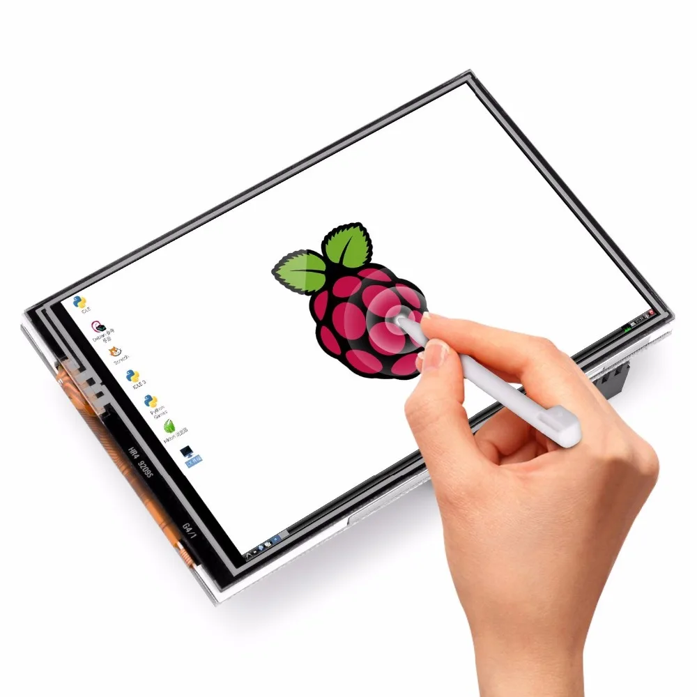 Raspberry Pi 3 стартовый комплект оригинальный + 5 дюймовый сенсорный экран акриловый
