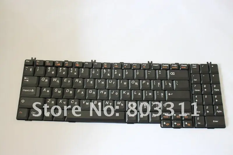 Абсолютно новая RU версия черный цвет Клавиатура для ноутбука LENOVO G550 сервис 25-008405