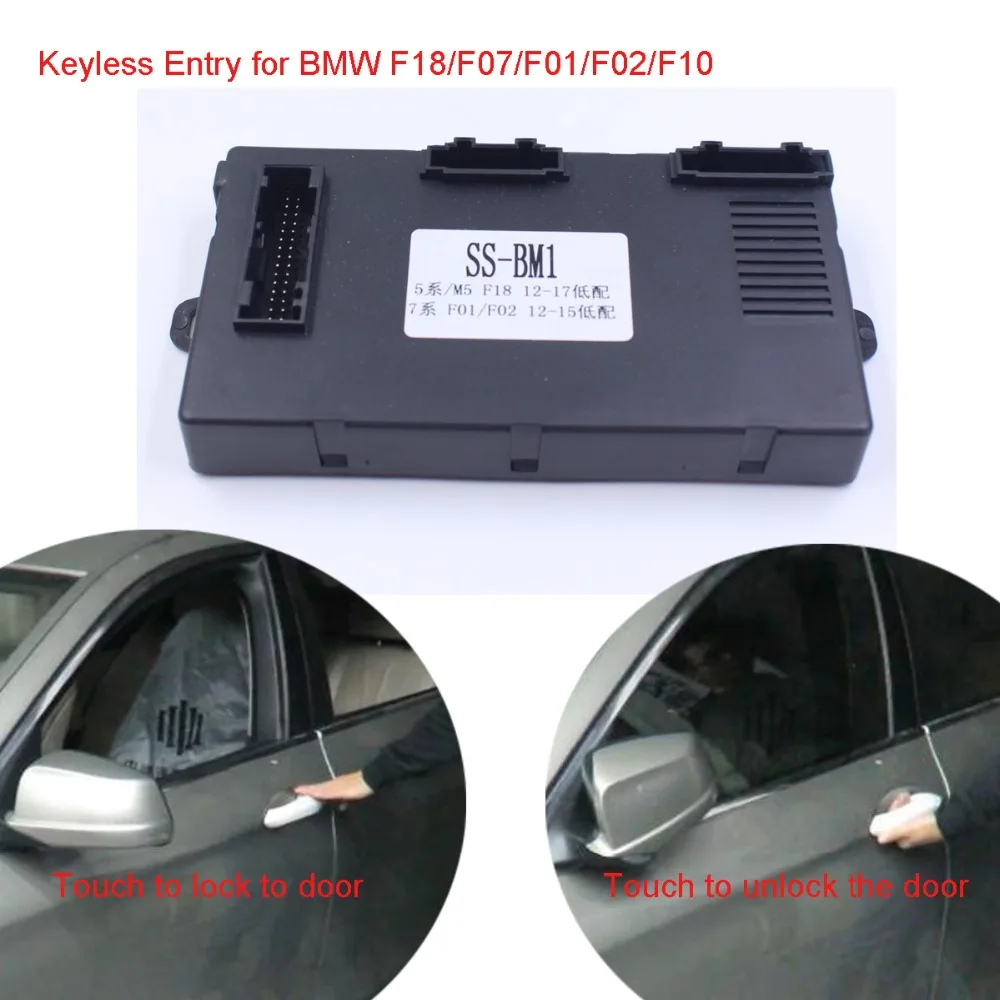 PKE Автозапуск для BMW F18/F07/F02/F01/F10 дистанционный ключ с 2 ручками автомобиля легко установить