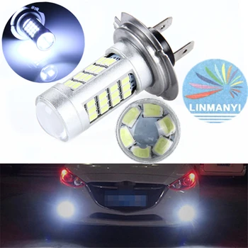 

NEW 2PCS High Power H7 21W 2835 42SMD 900LM Blub LED Canbus Bright White 6500K White Fog Light Car Auto Daytime Running Lamps H7