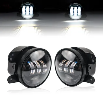 

2PCs 4 Inch 30W Fog Lights for Jeep Wrangler JK TJ LJ Tractor Boat Led Fog Lamps Bulb Auto Led Headlight Driving Fog Lamp