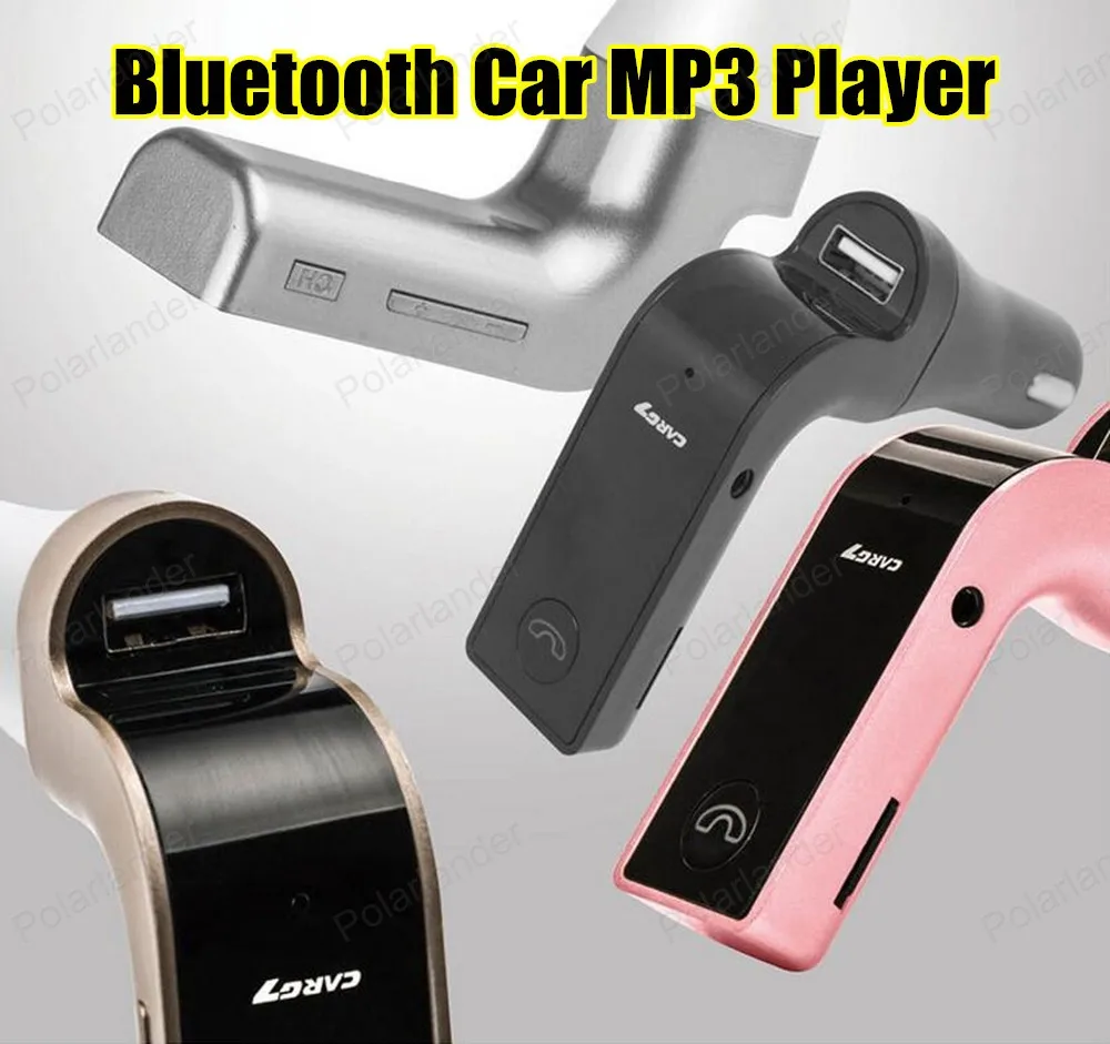 Смартфон BluetoothMP3 плеер Handsfree Car Kit Dual USB Зарядное устройство fm-передатчик громкой связи с микро-SD/TF Card Reader устройство чтения карт