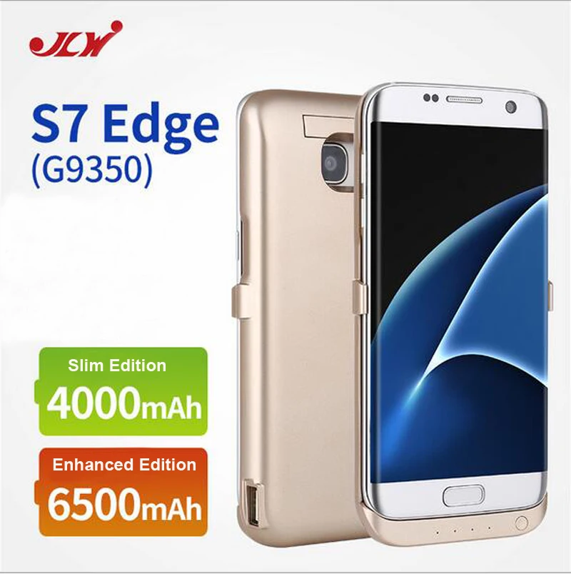 

JLW 6500mAh Clip Battery Charger Case for Samsung S7 Edge External Battery Backup Rechargeable Case for Samsung Galaxy S7 Edge