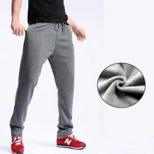 Новая мода осень зима мужские брюки повседневные спортивные брюки Мешковатые Свободные флисовые теплые брюки мужские s штаны для бега на открытом воздухе