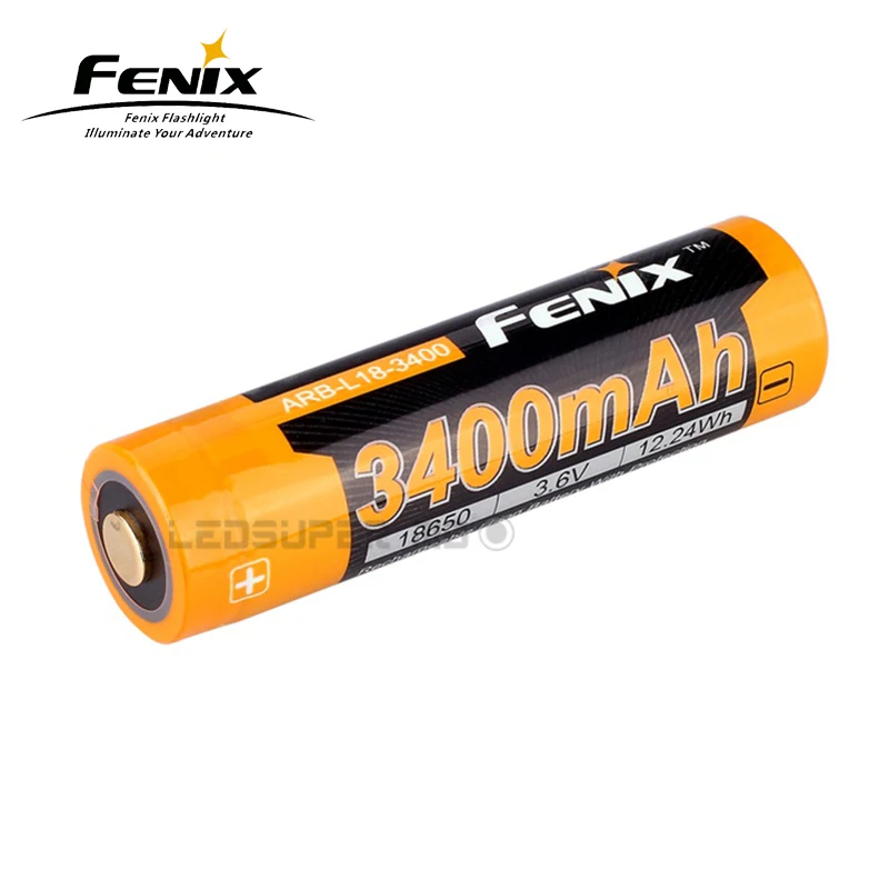 Fenix ARB-L18-3400/3500 литий-ионный аккумулятор 3400 мАч/3500 мАч 3,6 В перезаряжаемый аккумулятор 18650 для портативного освещения
