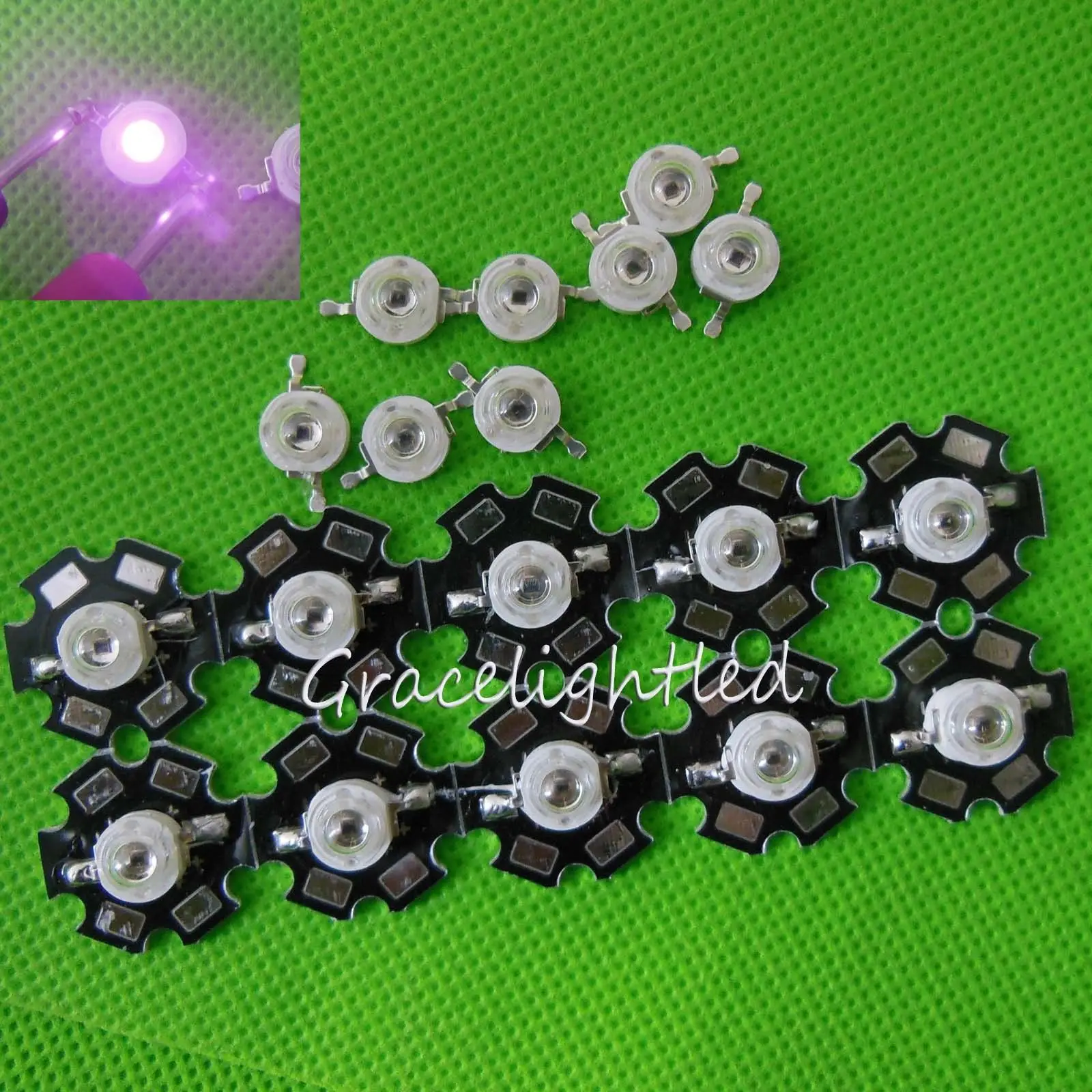 

3W Infrared IR High Power Led Light Bead Chip 3 Watt 850nm with/ no pcb New 10 50 100PCS