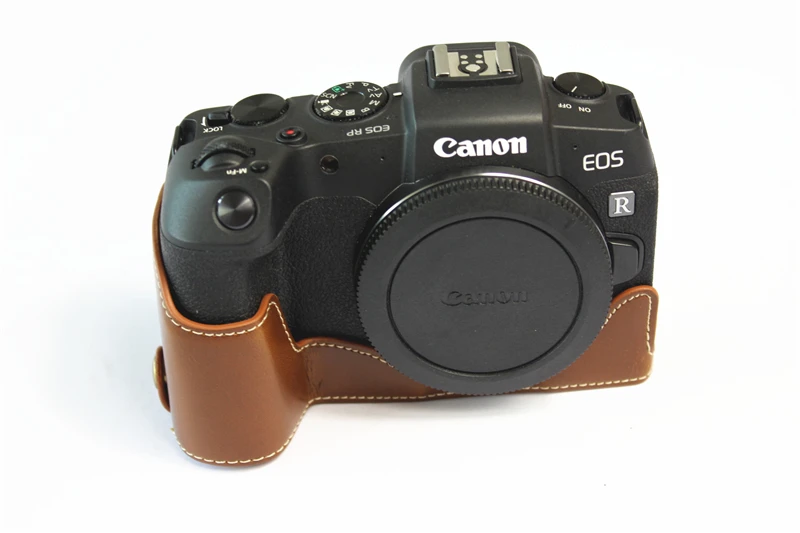 New PU Leather Camera Case Full Bag For canon EOS RP EOSRP Camera Bag Cover Hand Strap Take the battery version