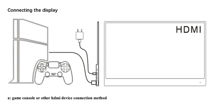 15," ультра-тонкий 4K портативный монитор-HDMI type-C-идеально подходит для Xbox, PS станции, переключатель игровой консоли, Raspberry, компьютера