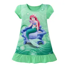 New 3-10Y Kids Girls Children Short Sleeve Princess Dress Summer Girls Dress