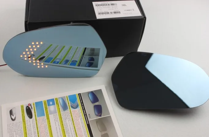 Osmrk заднего вида голубое зеркало с LED желтый включите сигнал стрелка и электрическое отопление для Audi A4L А4 Osmrk заднего вида голубое зеркало с LED желтый включите сигнал стрелка и электрическое отопление для Audi A4L А4