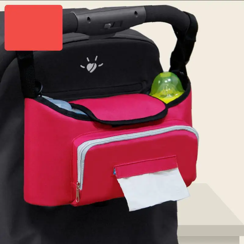 

Baby bag for stroller Organizer Bag with Tissue Pocket and Cup Holders Extra-Large Storage Baby Stroller Accessories Nappy Bag