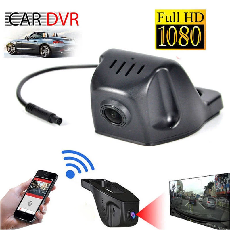 Dash Cam Автомобильный dvr скрытый HD дорожные регистраторы Беспроводной Wi-Fi общее ночное видение автомобиля тип транспортного средства