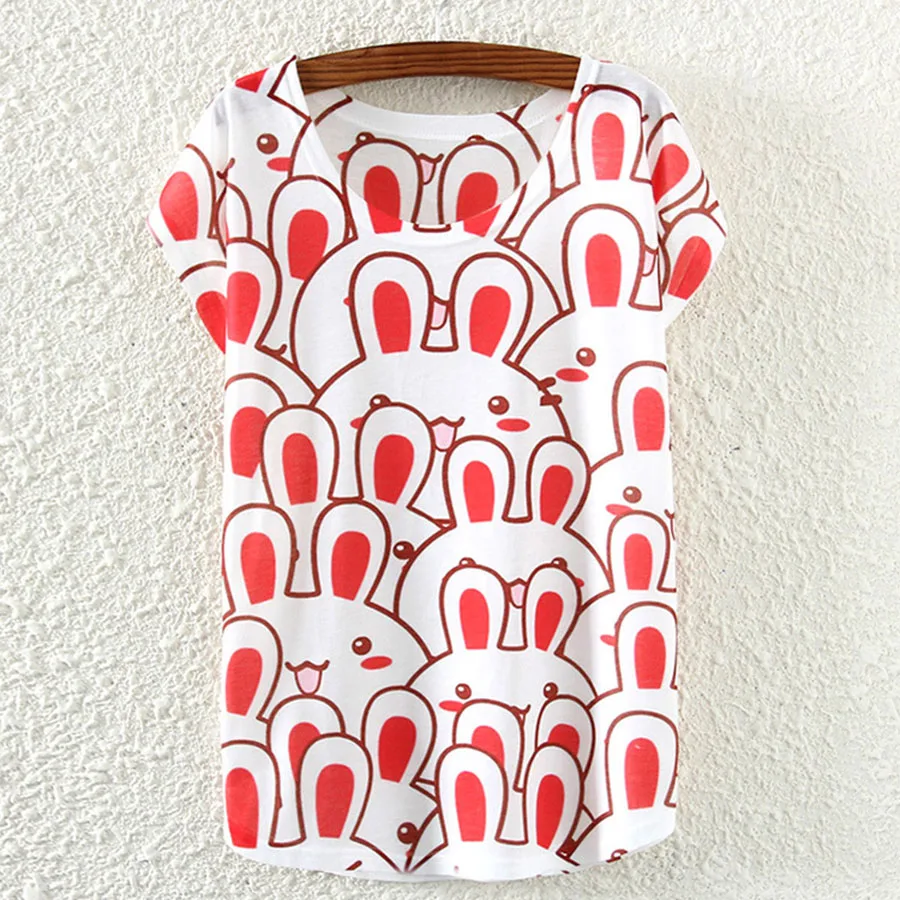 

Summer fashion style 2016 New totoro print qute design Tshirt women Loose plus-size women t shirt One size Causal tees tops