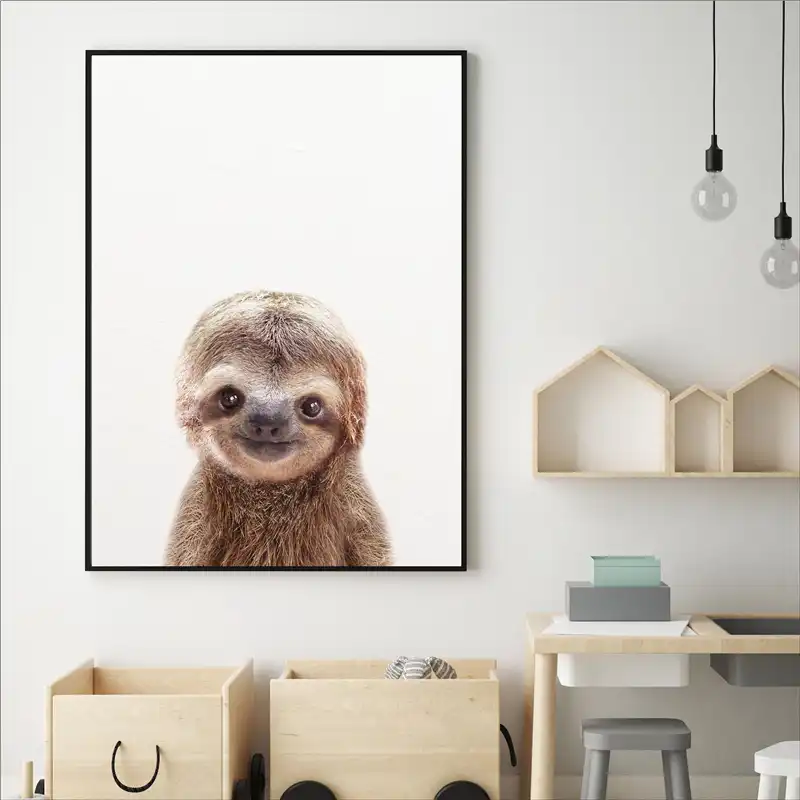 sloth baby decor