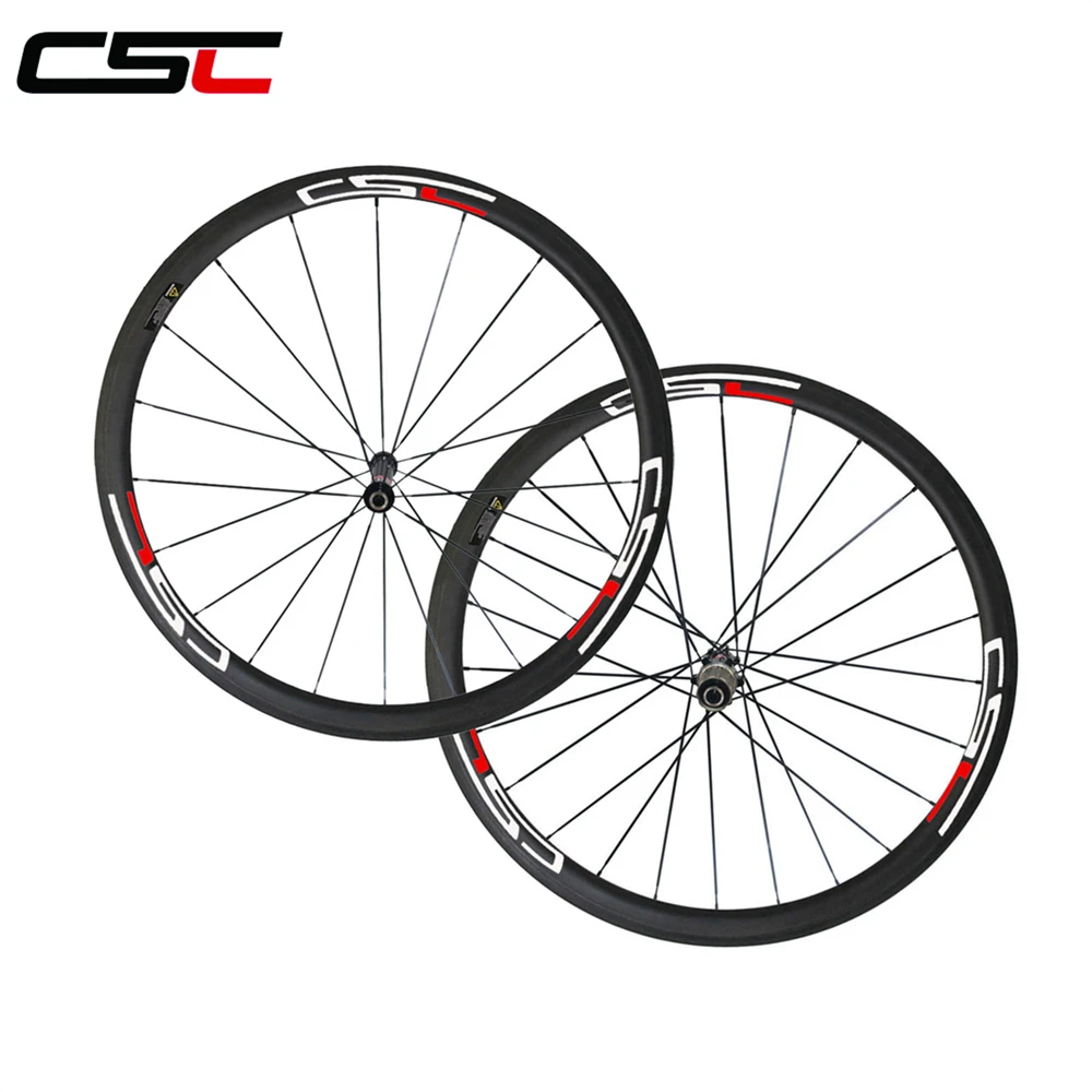 

CSC Novatec AS511SB FS522SB hub U Shape 38mm Clincher Carbon Bike wheels 25mm Width + sapim or pillar 1420 spokes 1466g only