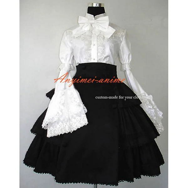 

Sissy Maid Gothic Lolita Punk Fashion Outfit Cosplay Costume Tailor-made[CK977]