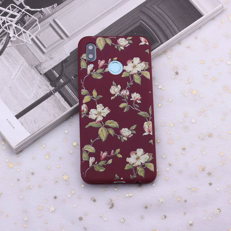 Винтажный силиконовый чехол для Xiaomi Mi Redmi Note 5 6 7 8 9 10 lite Pro Plus с цветочным