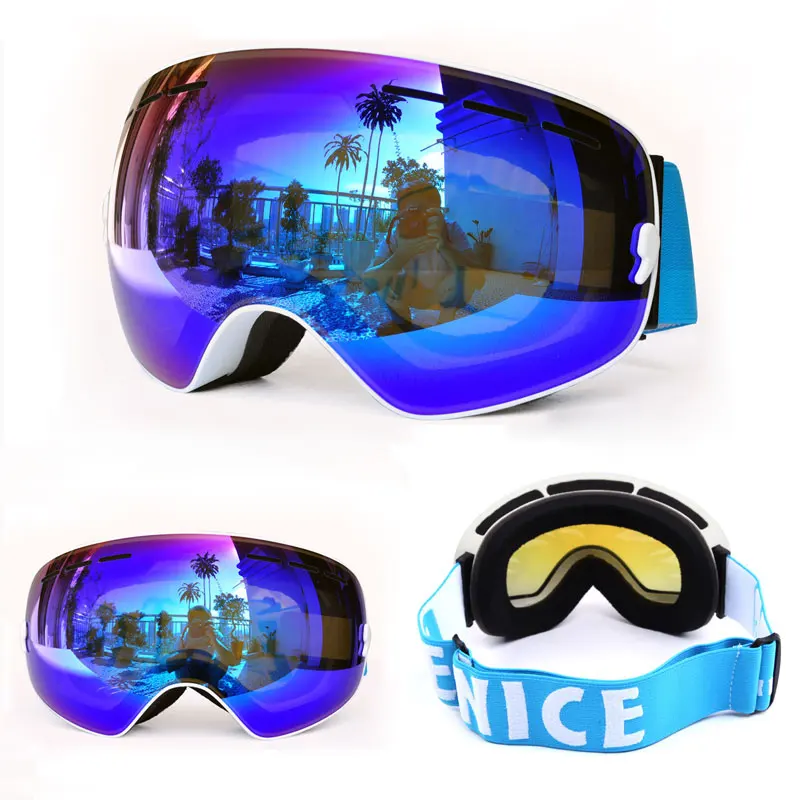 Anti-fog Ski Goggles UV400 polarized Ski Glasses Double Lens Skiing Snowboard Snow Goggles Ski Eyewear With case for Man women Anti-fog Ski Goggles UV400 polarized Ski Glasses Double Lens Skiing Snowboard Snow Goggles Ski Eyewear With case for Man women