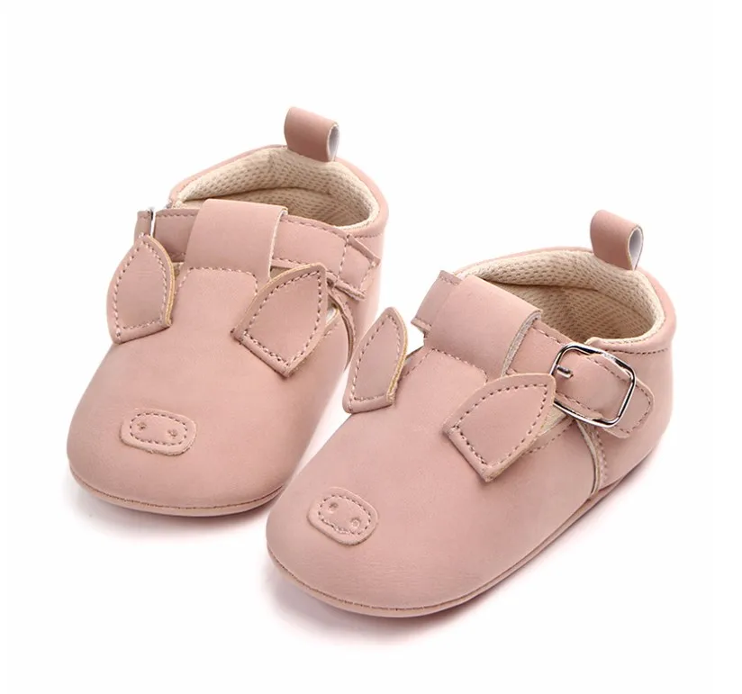 BK детские ботинки мокасины для дома для маленьких мальчиков кроссовки для девочек милый кролик обувь для новорожденны