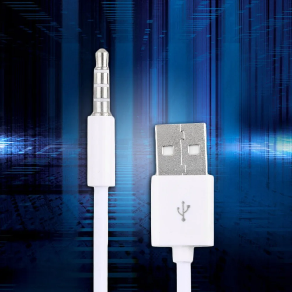 

Good Micro White Useful Ultra Portable Fast USB 2.0 Data Transfer SYNC Charger Cable Cord For Apple iPod Shuffle 1st to 2nd