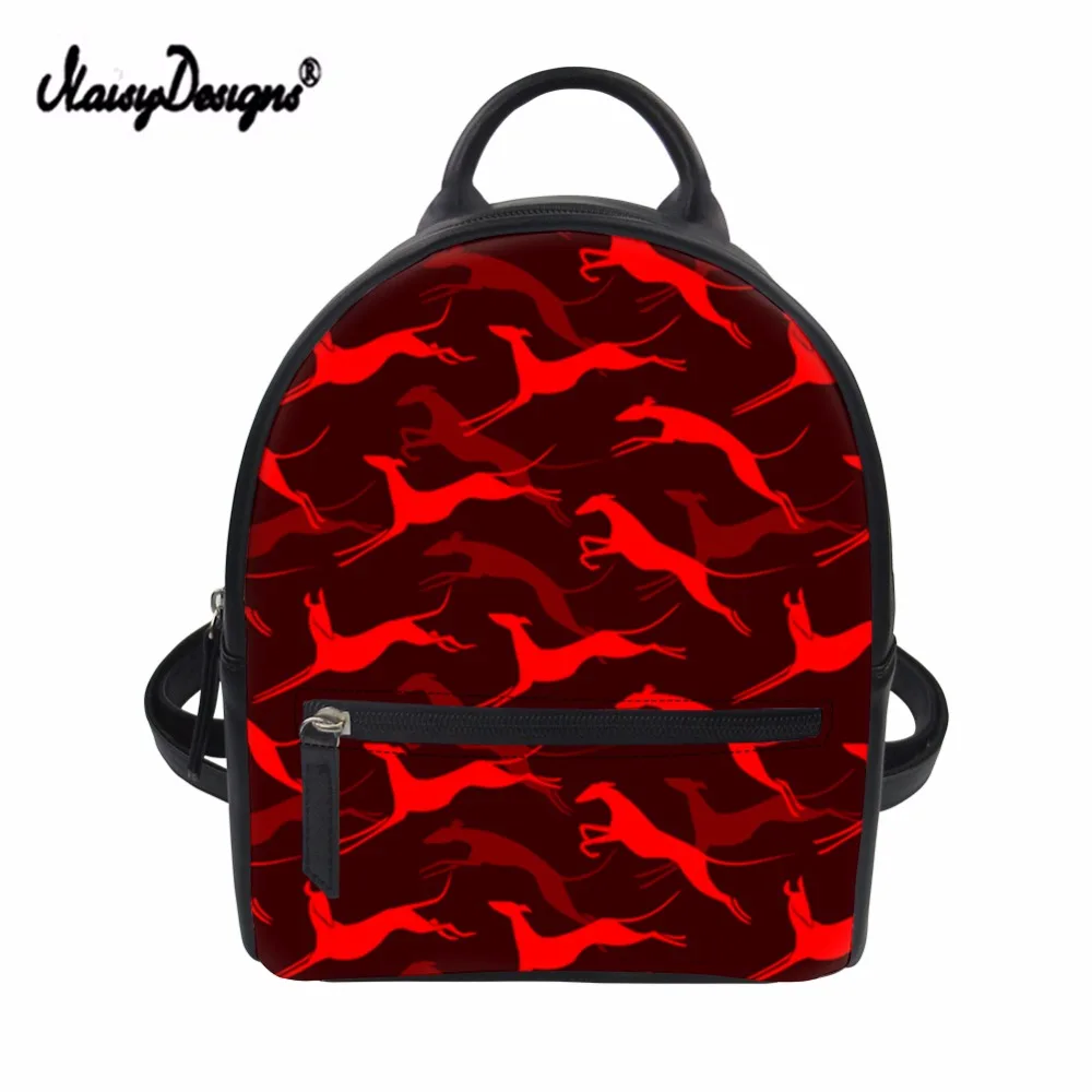 

Noisydesigns Black Marcus And Martinus PU Women Backpacks Fashion Small Shoulder Bags for Girls Student School Bookbags Daypack