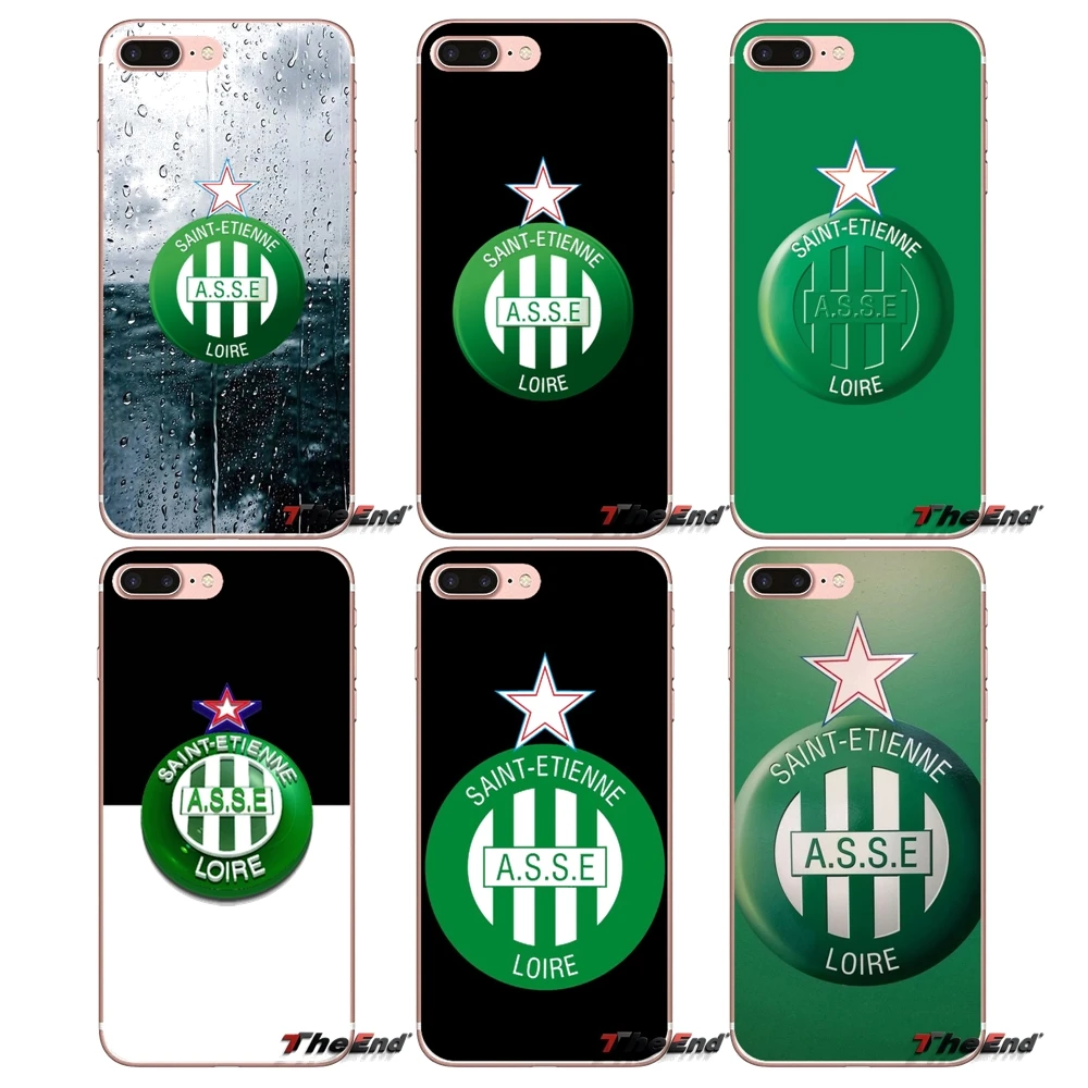 Чехол с логотипом для Sony Xperia Z Z1 Z2 Z3 Z5 compact M2 M4 M5 E3 T3 XA Aqua LG G4 G5 G3 G2 Mini Capa ASSE Saint Etienne Loire |