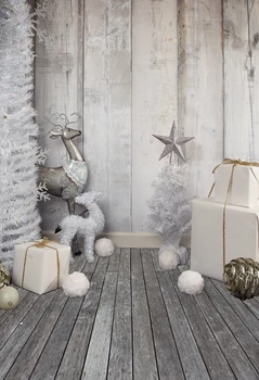 

Grey floor Christmas Photography Background christmas gifts backdrop baby photos backdrop XT-4442