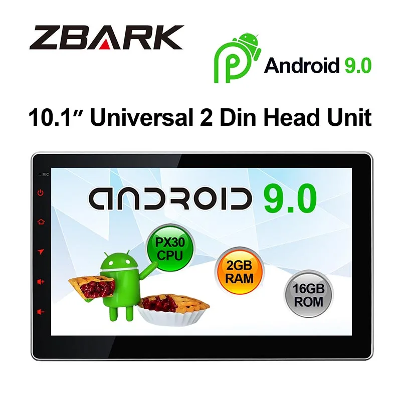 10 1 дюймовый Android 9 0 двойной 2 Din универсальный gps навигатор автомобильный стерео