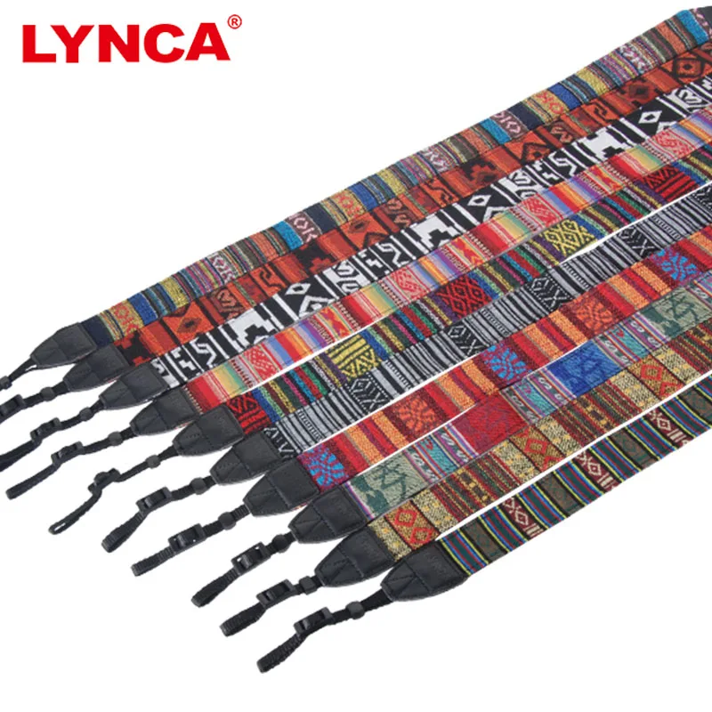 

LYNCA Camera Strap Universal Vintage Cotton Shoulder Neck Slings Belt Strap For Canon Nikon Sony Pentax Leica Fuji Olympus
