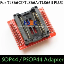 Бесплатная доставка, переходник SOP44 в DIP40 для minipro TL886CS TL866A XGecu TL866II PLUS usb eeprom программатор tl866 TSOP48, переходная розетка