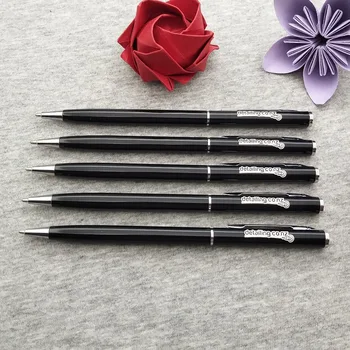 

Wholesale 200sets wedding gifts for guests wedding favors for guests souvenirs customized colorful metal pen with your logo text