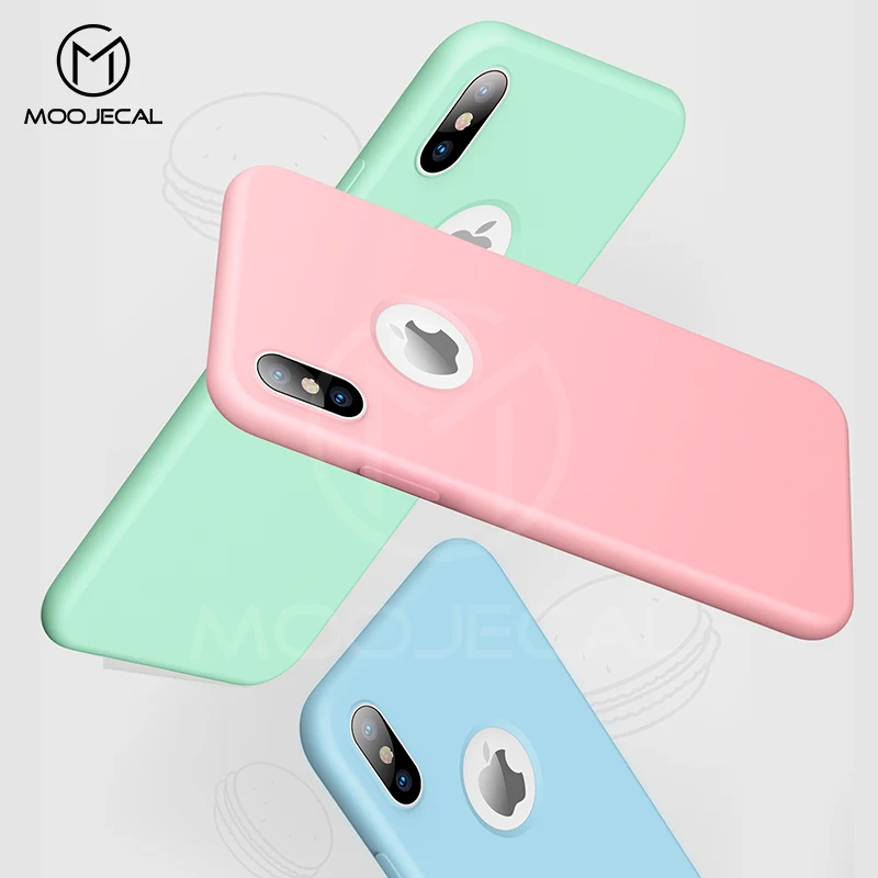 

MOOJECAL Case For iphone 6 6S Silicone Phone Case Cover Coque For iphone 7 8 7Plus 6 S 6Plus 8Plus X