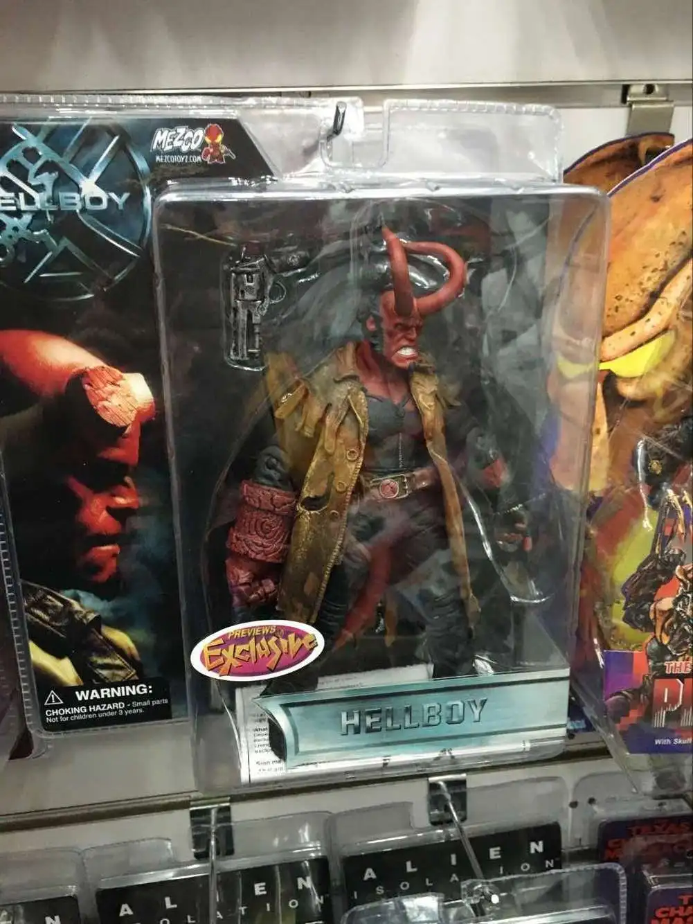 MEZCO Hellboy 2 стиля ПВХ фигурка Коллекционная модель игрушки " 18 см KT3641