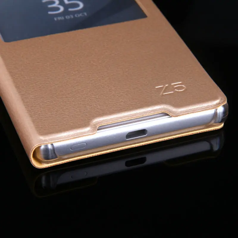 Кожаный чехол с откидной крышкой для Sony Xperia Z5 Z 5 SonyZ5 E6603 E6653 Dual E6683 E6633 2 дюйма чехлы