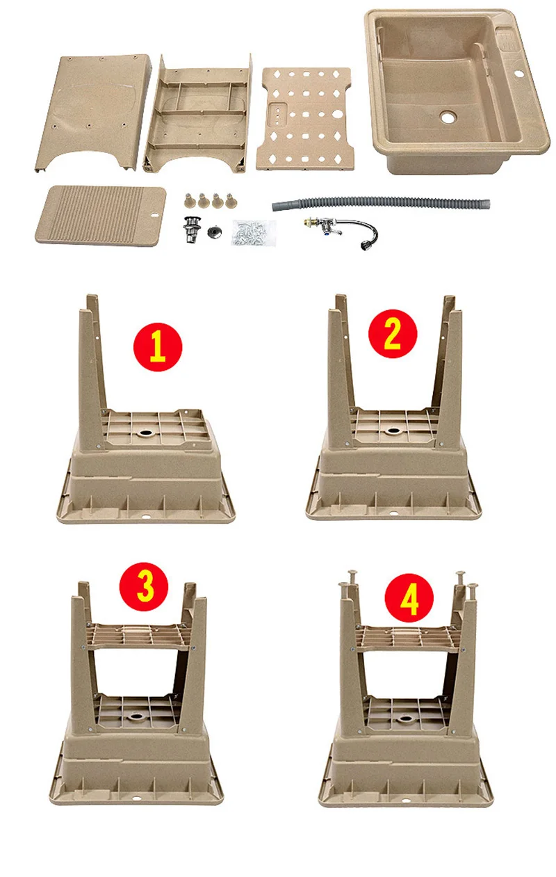Бассейн для белья с умывальником для дома и улицы простой Прачечная стол Ручная стирка столы умывальник пластик